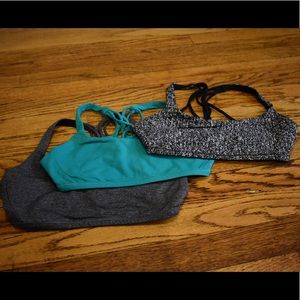 3 lululemon free to be zen bra